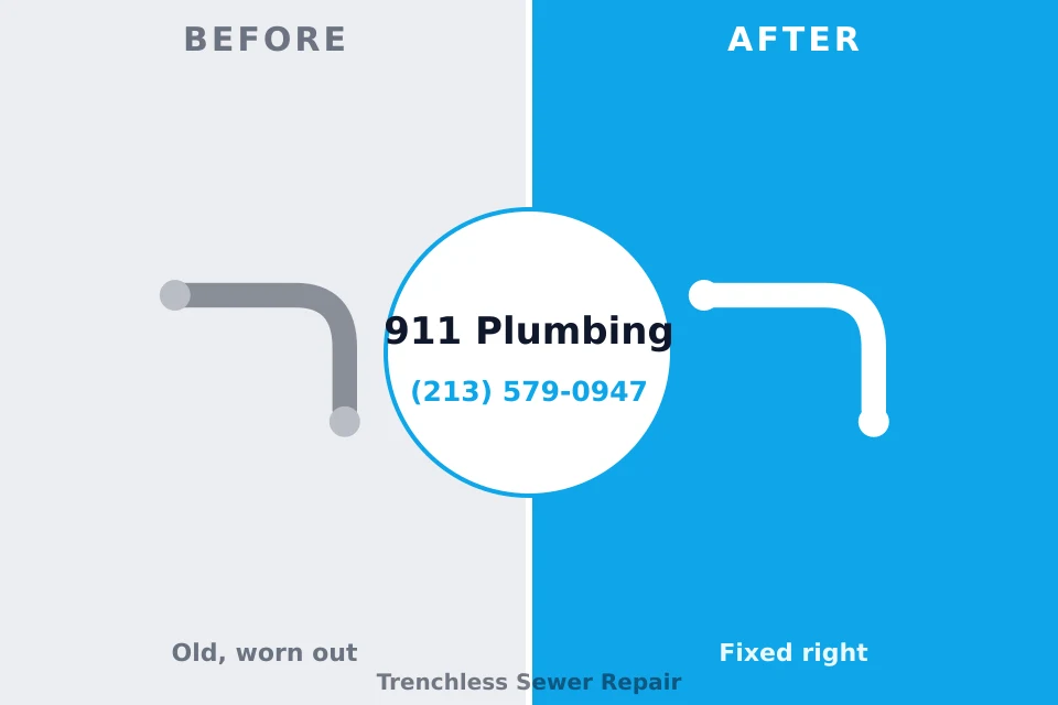 Before and after: plumbing repair Godfrey, IL
